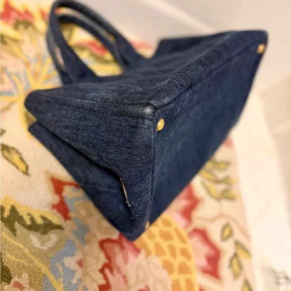 PRADA Canapa Denim Tote Bag Girlhood - Picture 8 of 16